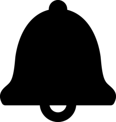 Alarming Bell Contour Svg Vector, Free Vectors File